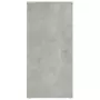 Credenza Grigio Cemento 80x36x75 cm in Truciolato