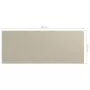 Paravento Balcone Beige 120x300 cm Tessuto Oxford