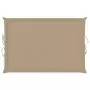 Cuscino per Lettino Prendisole Beige 186x58x3 cm