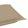 Cuscino per Lettino Prendisole Beige 186x58x3 cm