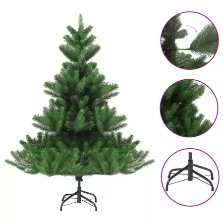 Albero di Natale Artificiale Abete Nordmann Verde 120 cm