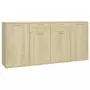 Credenza Rovere Sonoma 160x36x75 cm in Truciolato