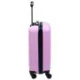 Trolley a Custodia Rigida Rosa ABS