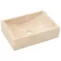 Lavandino 45x30x12 cm in Marmo Crema