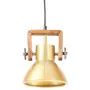 Lampada a Sospensione Industriale 25 W Ottone Rotonda 19 cm E27