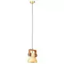 Lampada a Sospensione Industriale 25 W Ottone Rotonda 19 cm E27