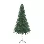 Albero di Natale Artificiale ad Angolo con Supporto Verde 120 cm PVC