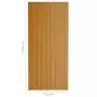 Pannelli da Tetto 12 pz Acciaio Zincato Legno Chiaro 100x45 cm