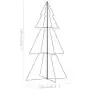 Albero di Natale a Cono 300 LED per Interni Esterni 120x220 cm