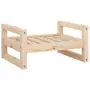 Cuccia per Cani 55,5x45,5x28 cm in Legno Massello di Pino