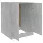 Mobile per Lavatrice Grigio Cemento 71x71,5x91,5 cm