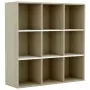 Libreria Bianco e Rovere Sonoma 98x30x98 cm in Truciolato