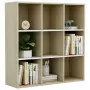 Libreria Bianco e Rovere Sonoma 98x30x98 cm in Truciolato