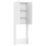 Mobile per Lavatrice Bianco 64x25,5x190 cm