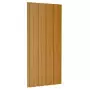 Pannelli da Tetto 36 pz Acciaio Zincato Legno Chiaro 100x45 cm