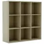 Libreria Effetto Rovere Sonoma 98x30x98 cm in Truciolato