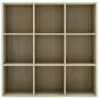 Libreria Effetto Rovere Sonoma 98x30x98 cm in Truciolato