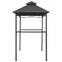 Gazebo per Barbecue 240x150x255 cm Antracite in Acciaio