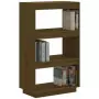 Libreria/Divisorio Miele 60x35x103 cm in Legno Massello di Pino