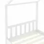 Giroletto per Bambini Bianco in Massello di Pino 70x140 cm
