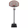 Supporto per Pallacanestro Nero 237-307 cm Polietilene