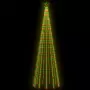 Albero di Natale a Cono con 752 LED Colorati 160x500 cm