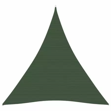 Vela Parasole 160 g/m² Verde Scuro 3x4x4 m in HDPE