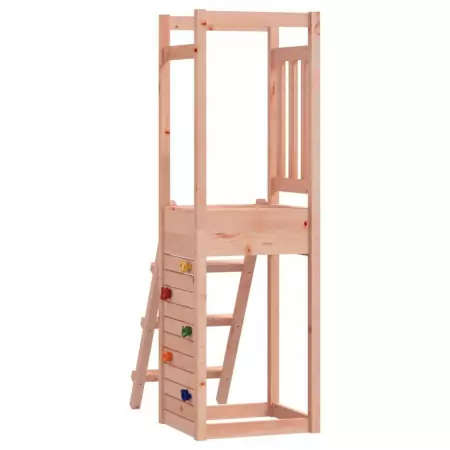 Torre con Scaletta e Arrampicata 53x46,5x169cm Legno di Douglas