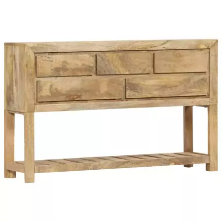 Credenza 120x30x75 cm Legno Massello di Mango