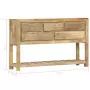 Credenza 120x30x75 cm Legno Massello di Mango