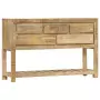 Credenza 120x30x75 cm Legno Massello di Mango