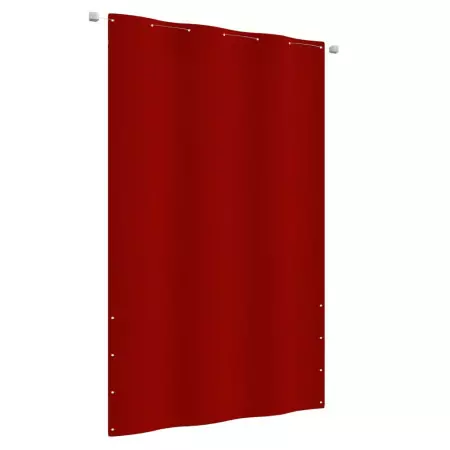 Paravento per Balcone Rosso 140x240 cm in Tessuto Oxford