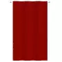 Paravento per Balcone Rosso 140x240 cm in Tessuto Oxford