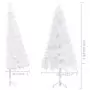 Albero di Natale Artificiale ad Angolo Bianco 150 cm PVC