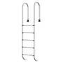 Scala per Piscina 54x38x211 cm Acciaio Inox 304