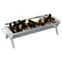 Vassoio per Barbecue Argento 118x42x30,5 cm Acciaio Inox