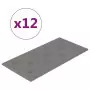 Pannelli Murali 12 pz Grigi 60x30 cm Similpelle 2,16 m²