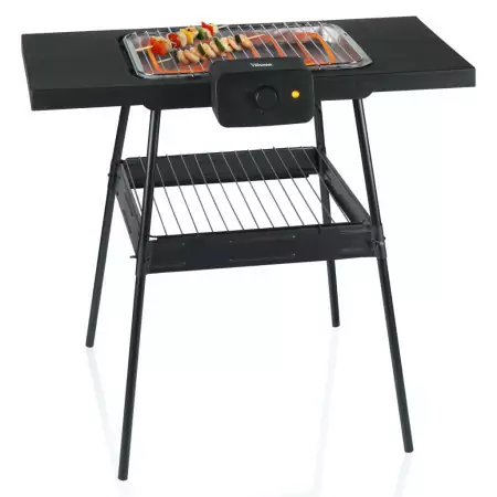 Tristar Barbecue Elettrico da Tavolo con Supporto BQ-2870 Nero 2000 W