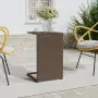 Tavolino a C Marrone 40x35x60 cm in Polyrattan