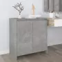 Credenza Grigio Cemento 70x41x75 cm in Legno Multistrato