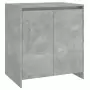 Credenza Grigio Cemento 70x41x75 cm in Legno Multistrato