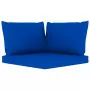 Set Divani da Giardino 6 pz con Cuscini Blu