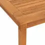 Tavolo da Pranzo da Giardino 150x90x75cm Legno Massello di Teak