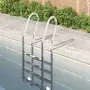 Scala per Piscina 54x38x184,5 cm Acciaio Inox 304